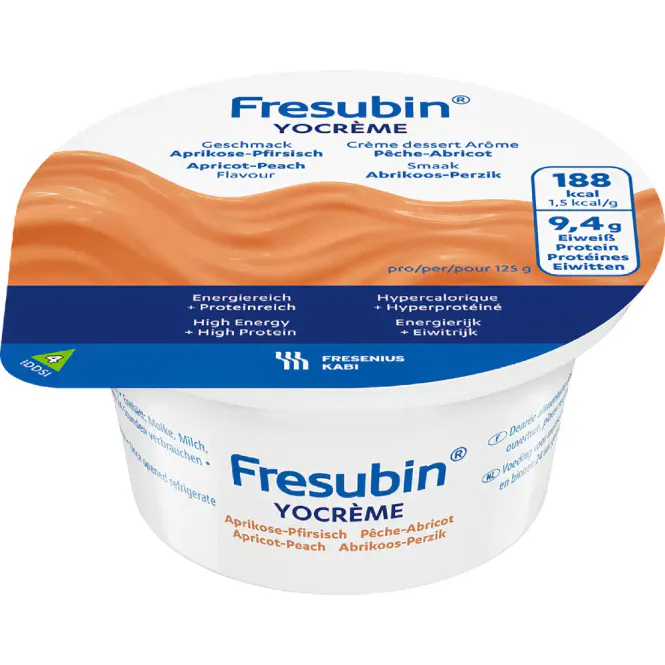 Hovedbilde Fresubin YoCreme Aprikos-Fersken 4 x 125 g