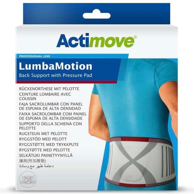 Hovedbilde Actimove LumbaMotion Korsryggstøtte Sort Str XL 1 stk