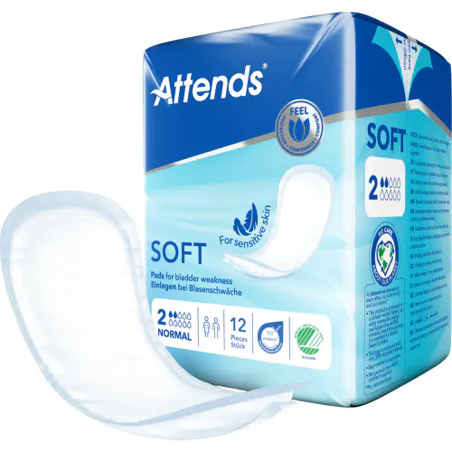 Attends Soft 2 Normal Pads 12 stk