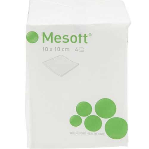 Mesoft Usterile Tørre Kompresser 10 x 10 cm 100 stk