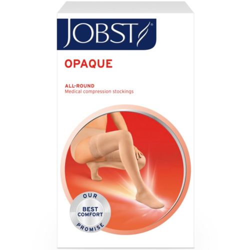 JOBST Opaque K2 Lårstrømpe Sort XL 1 par