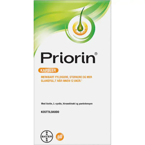 Priorin Kosttilskudd Kapsler 60 stk