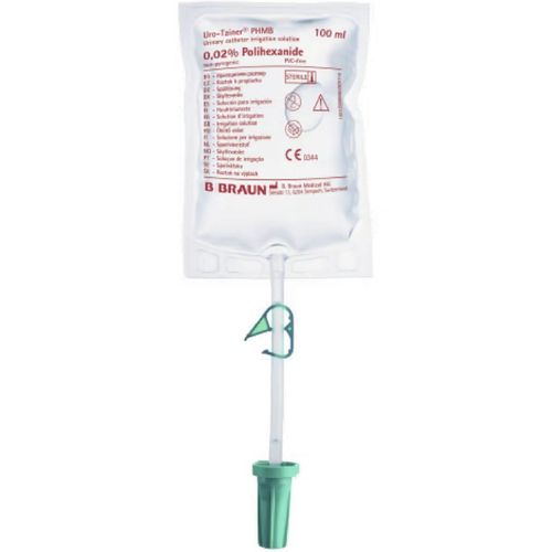 B. Braun Uro-Tainer Polihexanide 0,02 % skyllevæske 10x100 ml