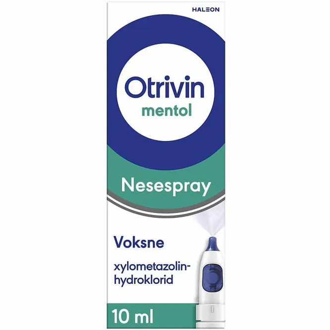 Hovedbilde Otrivin Mentol 1 mg/ml Nesespray 10 ml