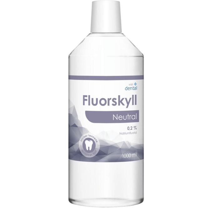 Hovedbilde Vidi Dental Fluorskyll 0,2% Nøytral 1000 ml