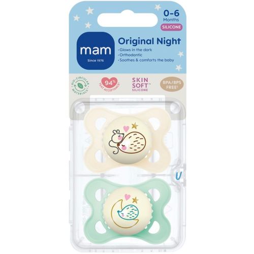 Mam Original Night Smokk Nøytral 0-6 Mnd 2 stk