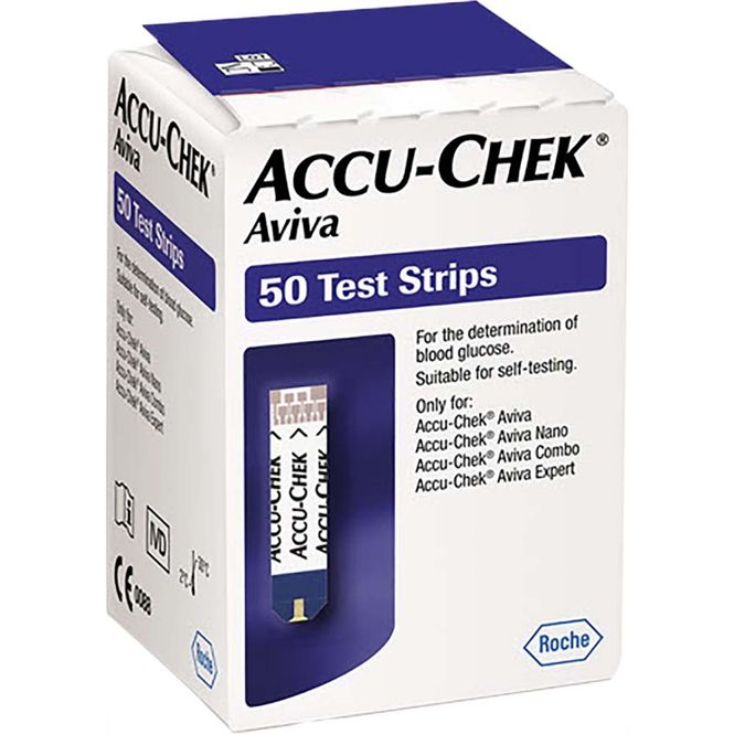 Hovedbilde Accu-Chek Aviva Glukose Blodsukkerstrimler 50 stk