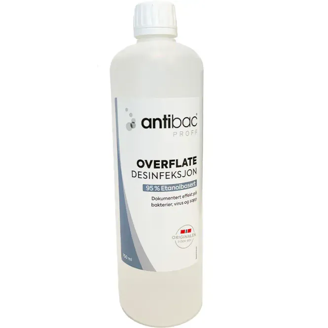 Hovedbilde Antibac 95% Overflatedesinfeksjon 750 ml