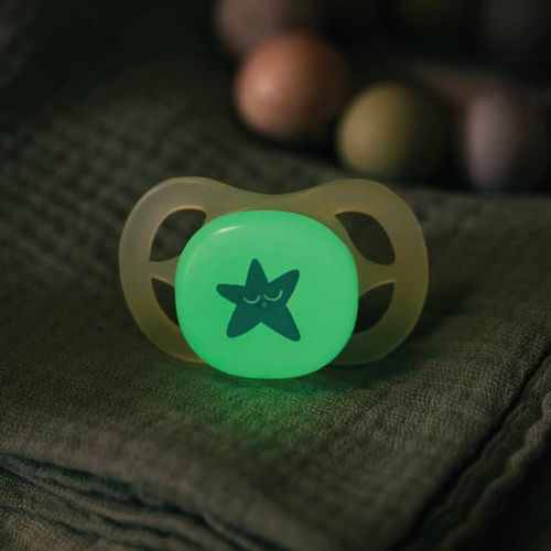 Avent Ultra Start Night Narresmokk 0-2m Lilla/Oransje 2 stk