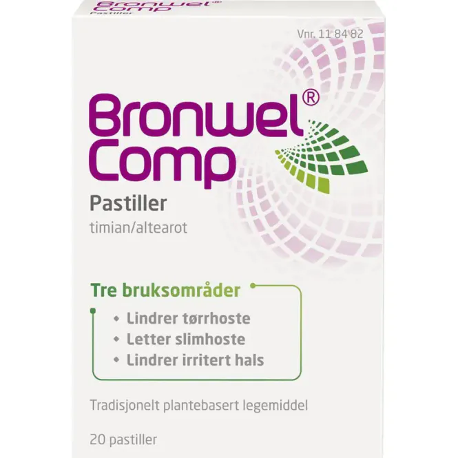 Hovedbilde Bronwel Comp Pastiller 20 stk