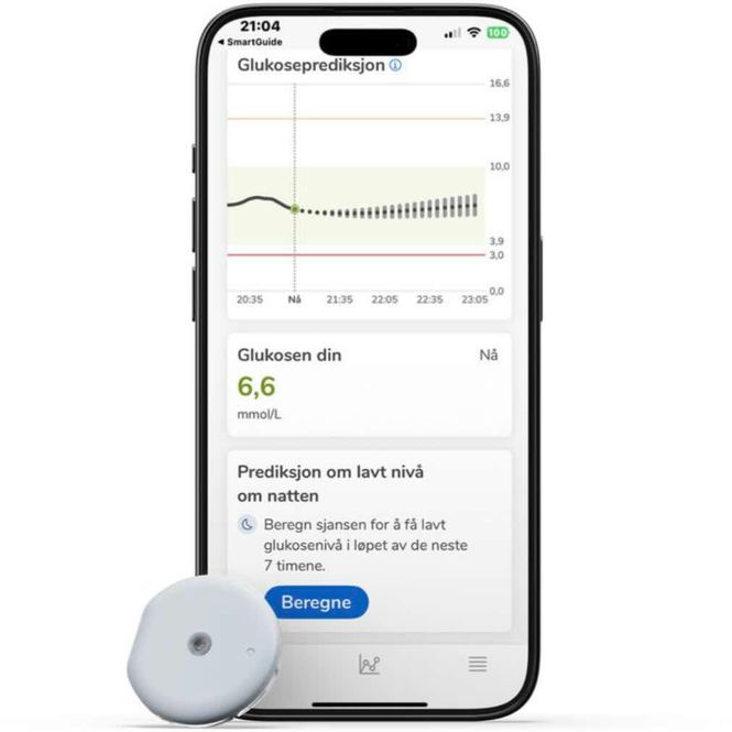 Hovedbilde Accu-Chek SmartGuide CGM-System Glukosemåler 1 sett