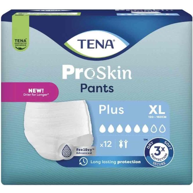 Hovedbilde Tena Pants Plus XL Buksebleier 12 stk