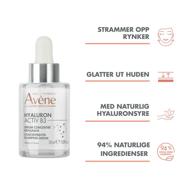 Hovedbilde Avène Hyaluron Activ B3 Plumping Serum 30 ml