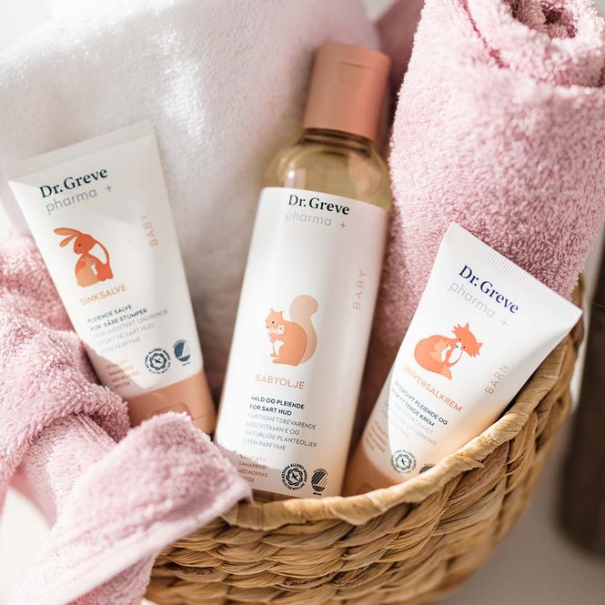 Hovedbilde Dr. Greve Pharma+ Babyolje 200 ml