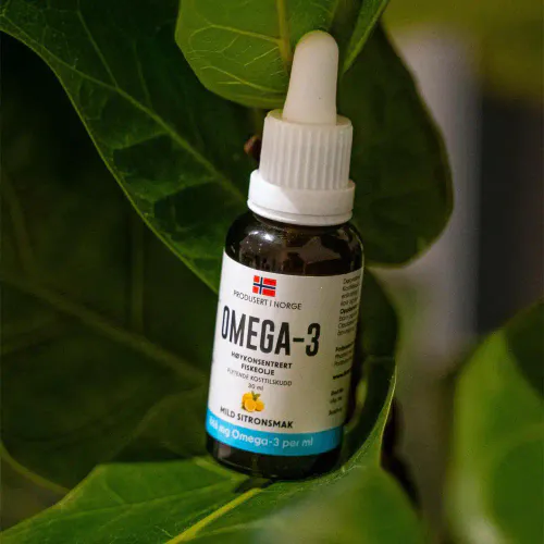 Dråpe Omega-3 Dråper Sitron 30 ml