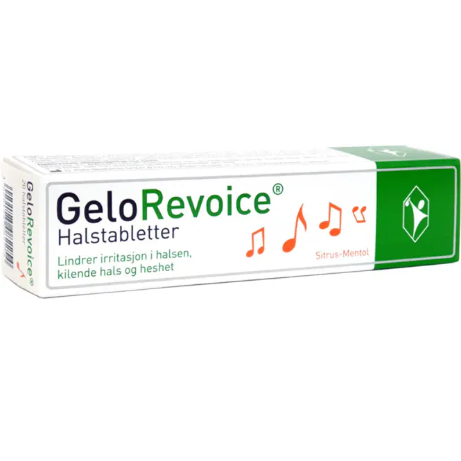 Hovedbilde GeloRevoice Halstabletter 20 stk