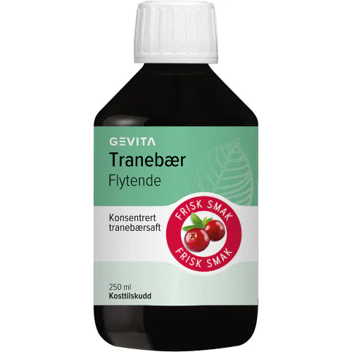 Gevita Flytende Tranebær 250 ml