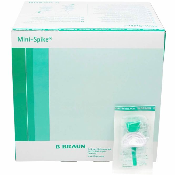Hovedbilde Mini Spike Opptrekkskanyle m/ Bakteriefilter 50 stk