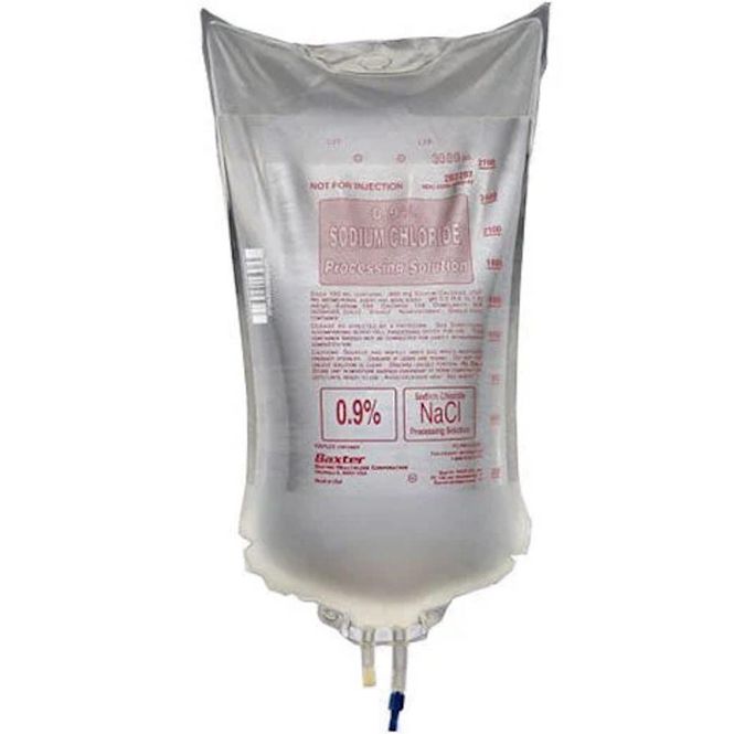 Hovedbilde Natriumklorid Baxter Skyllevæske 9 mg/ml 4x3000 ml