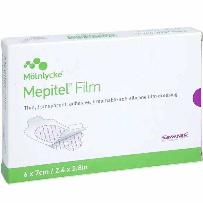 Hovedbilde Mepitel Film Filmbandasje 6 x 7 cm 10 stk 
