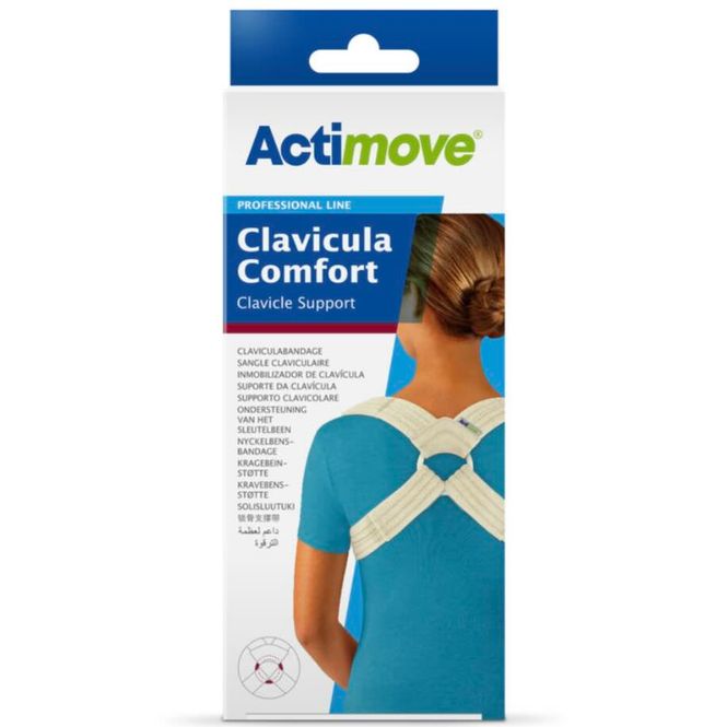 Hovedbilde Actimove Clavicula Comfort Kragebenstøtte Blå Str. M