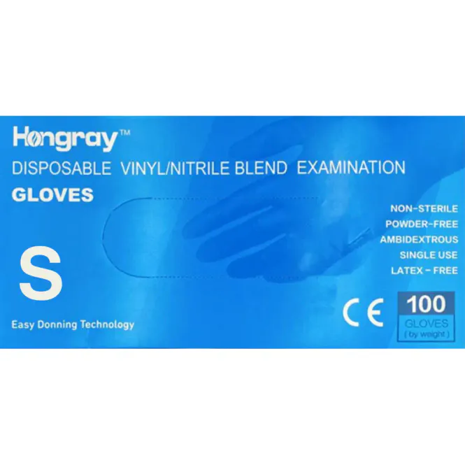 Hovedbilde Hongray Nitril Hansker S 100 stk
