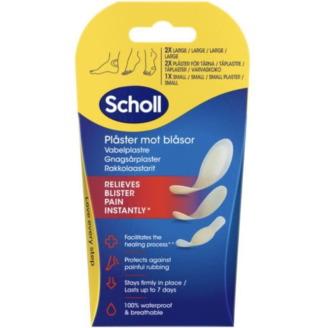 Hovedbilde Scholl Gnagsårplaster Miks 5 stk