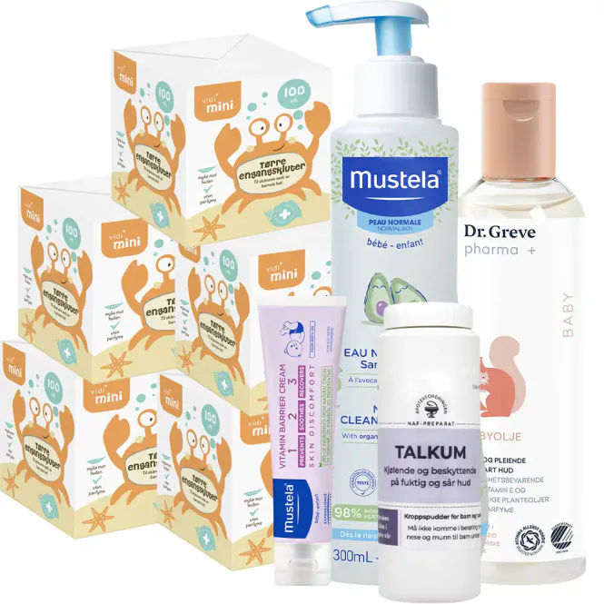 Hovedbilde Pakkeløsning For Bleieskift