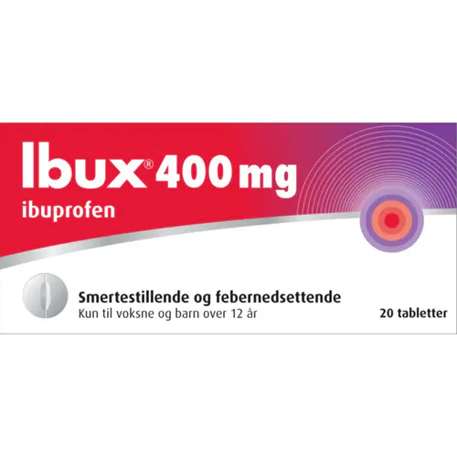 Ibux Tabletter 400 mg 20 stk