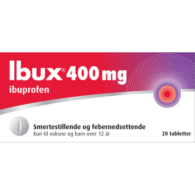 Hovedbilde Ibux Tabletter 400 mg 20 stk