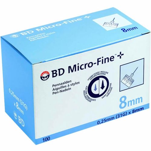 BD Microfine+ Pennekanyle 31G 0,25mm x 8mm 100 stk