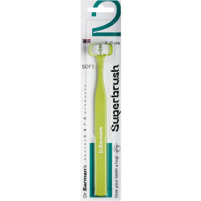 Hovedbilde Dr. Barmans Superbrush Junior 6-11 år 1 stk