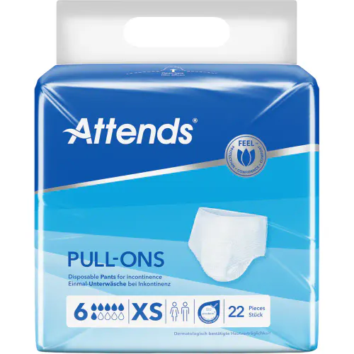 Attends Pull-Ons 6 XS Buksebleier 22 stk