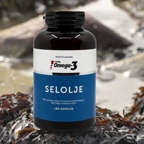 Ruis Omega-3 Selolje Kapsler 180 stk