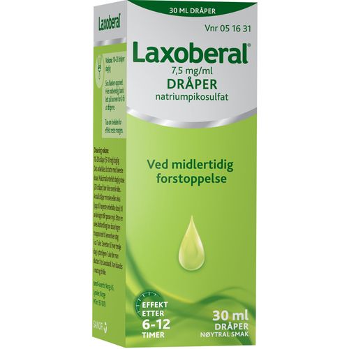 Laxoberal Dråper 7,5 mg/ml 30 ml