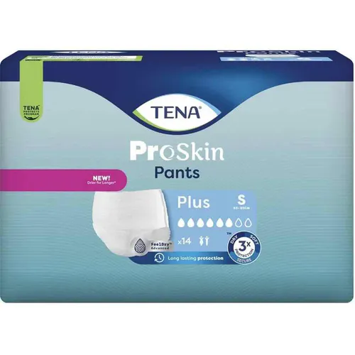 Tena Pants Plus S Buksebleier 14 stk 	 