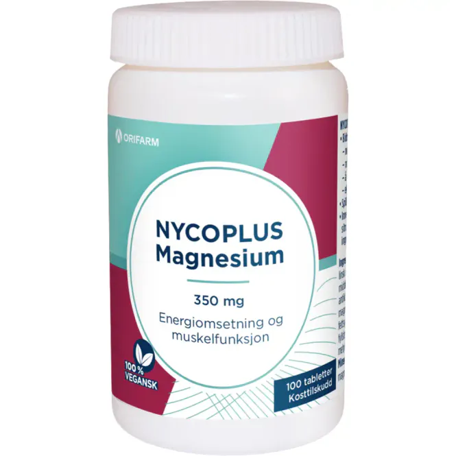 Hovedbilde Nycoplus Magnesium 350 mg Tabletter 100 stk