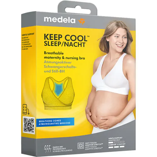 Medela Keep Cool Natt-BH Hvit L 1 stk