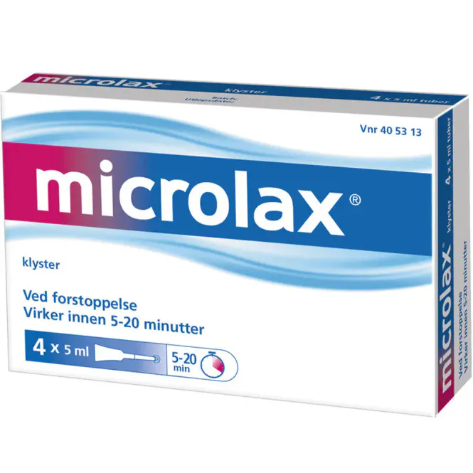 Hovedbilde Microlax Miniklyster 4 x 5 ml
