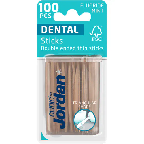 Jordan Clinic Tannstikkere Tynne 100 stk