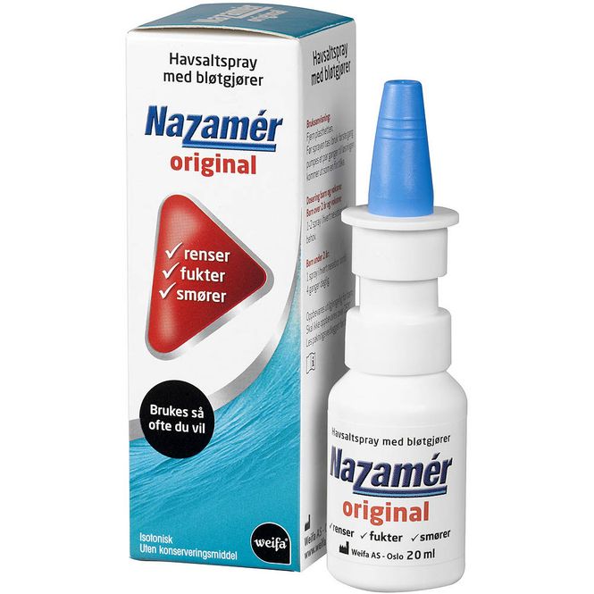 Hovedbilde Nazamer Original Saltvannsspray 20 ml