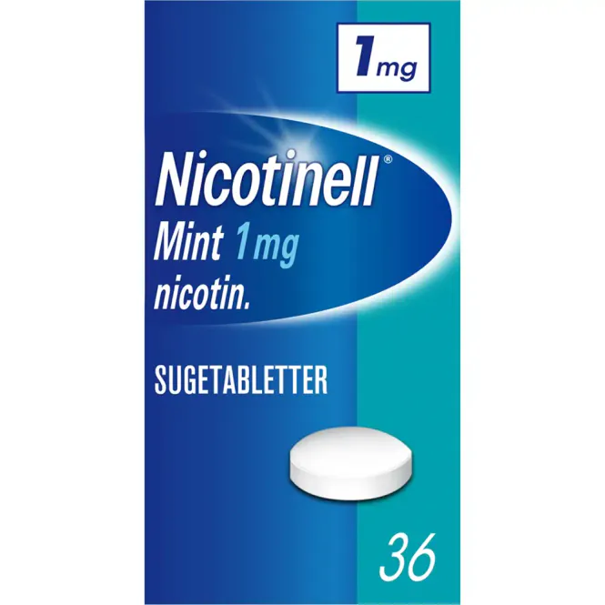 Hovedbilde Nicotinell Sugetabletter 1 mg Mint 36 stk