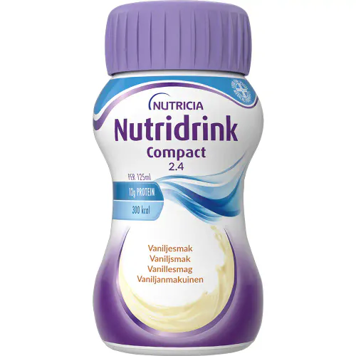 Nutridrink Compact Næringsdrikk Vanilje 4 x 125 ml