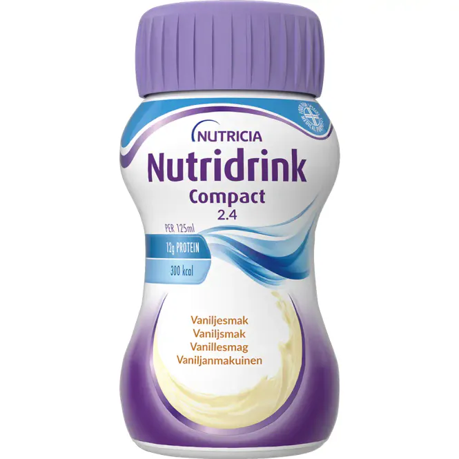 Hovedbilde Nutridrink Compact Næringsdrikk Vanilje 4 x 125 ml