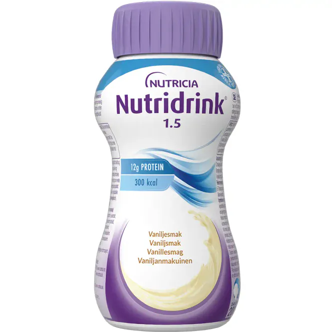 Hovedbilde Nutridrink Næringsdrikk Vanilje 4 x 200 ml