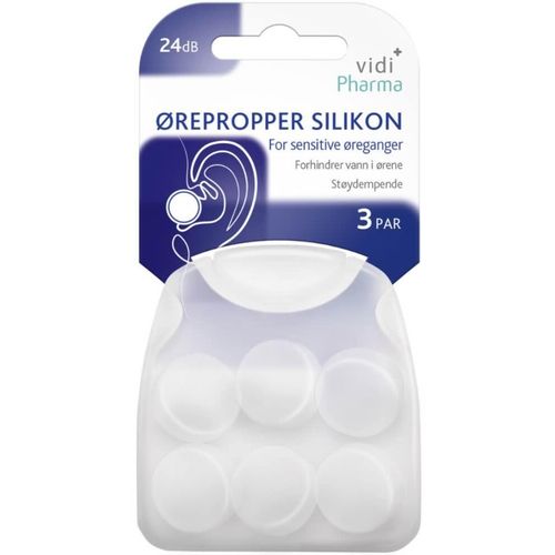 Vidi Pharma Ørepropper Silikon 3 par