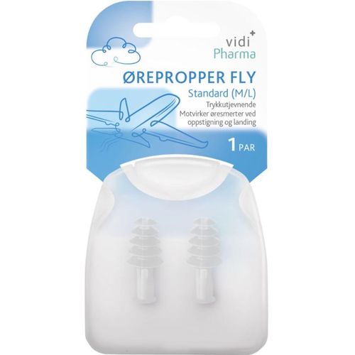 Vidi Pharma Ørepropper Fly Standard (M/L) 1 par