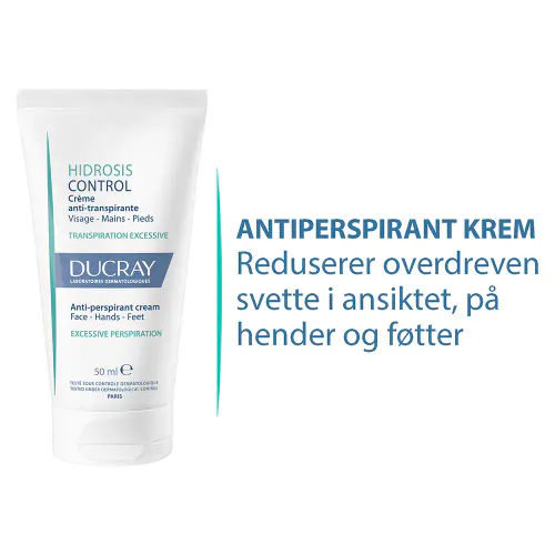 Ducray Hidrosis Control Anti-Perspirant Cream 50 ml
