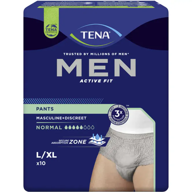 Hovedbilde Tena Men Active Fit Pants Normal L/XL 10 stk