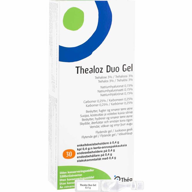Hovedbilde Thealoz Duo Gel Ampuller 30 x 0,4 g